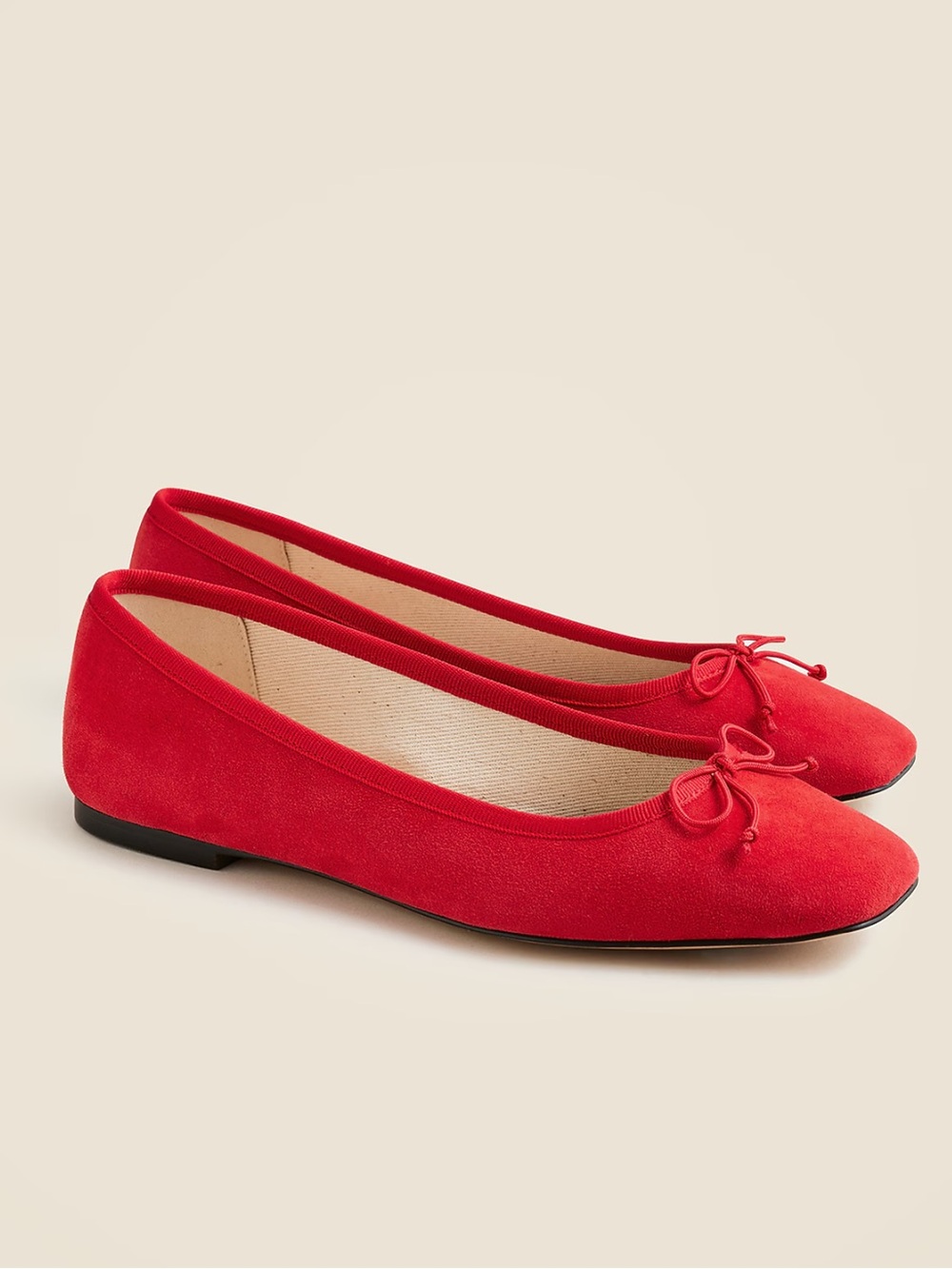 J. Crew Quinn Suede Ballet Flats